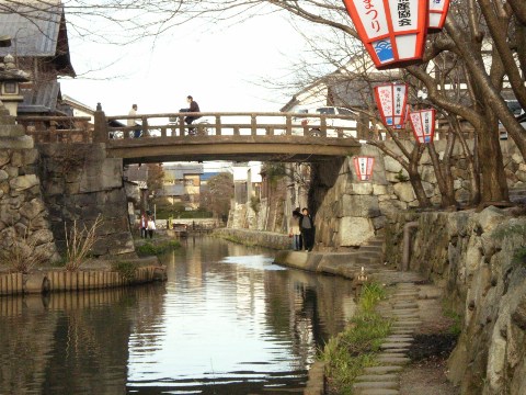 近江八幡の町並み