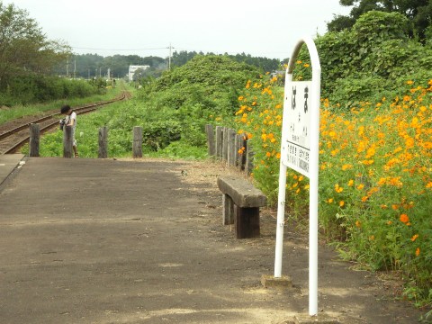 鹿島鉄道浜駅