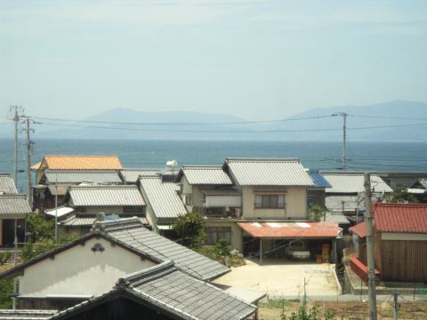 予讃線の車窓の眺め