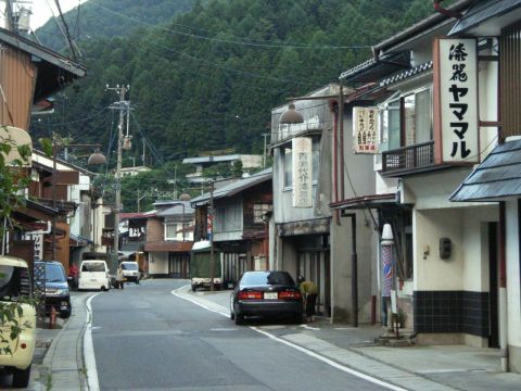 木曽平沢（楢川村）の町並み