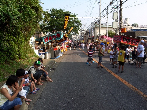 我孫子の八坂神社のお祭り