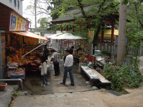 筑波山神社脇の参道