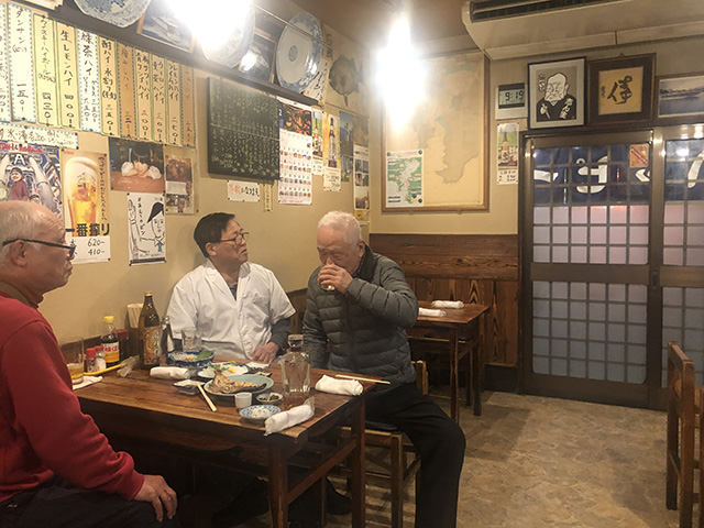 “亀有の天然の魚しか扱わない居酒屋"